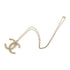 CHANEL CC Necklace Metal White/Gold