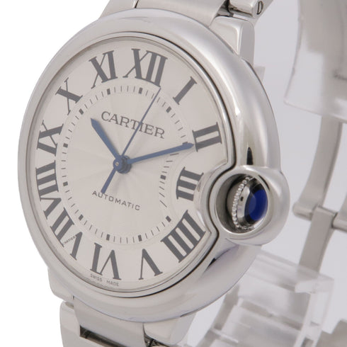 CARTIER Ballon Bleu W6920046 Automatic Watch Stainless Steel Silver