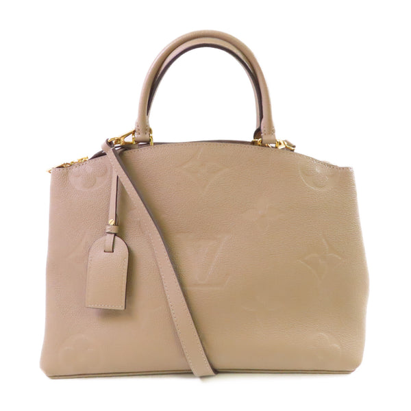 LOUIS VUITTON LV GHW Grand Palais Hand Shoulder Bag M45833 Mono Empreinte Beige
