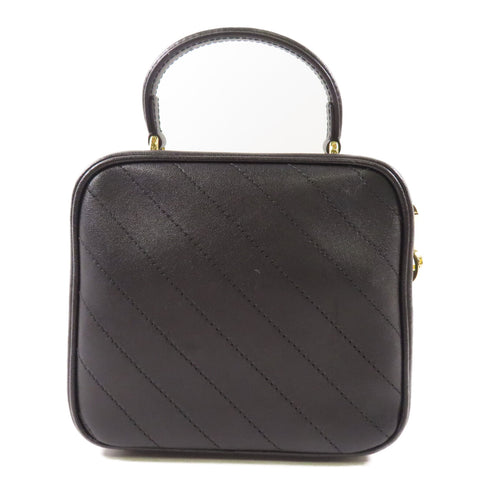 GUCCI GG GHW Blondie 2 Way Bag 744434 Calfskin Leather Black