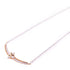 Jewelry SHW 0.282ct Diamond Necklace 18K White Gold 18K Rose Gold