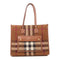 BURBERRY GHW Freya Tote Handbag ITTRESL44CA Canvas Brown