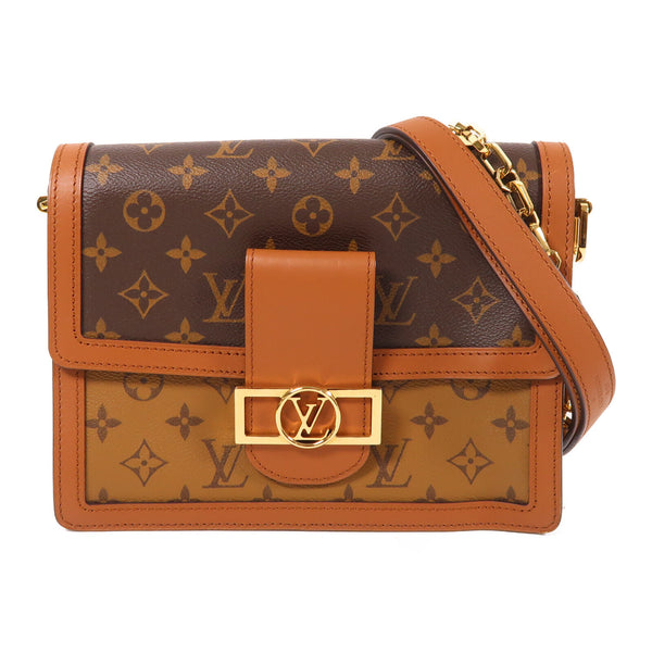 LOUIS VUITTON LV Dauphine MM 2 Way Bag M44391 Monogram/Monogram Reverse Brown