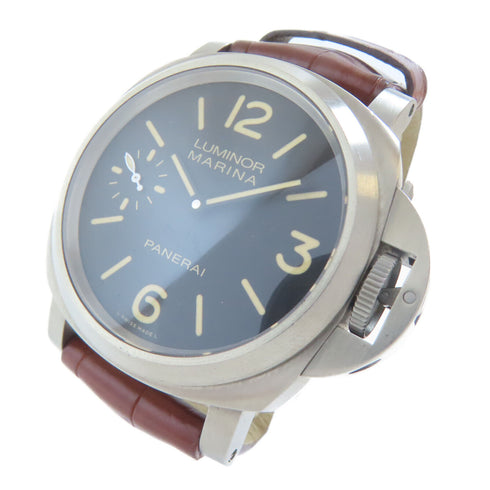 PANERAI Luminor Marina Automatic Watch PAM913 Stainless Steel Black #16.5cm