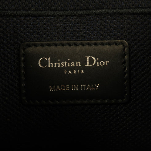 Christian Dior CD SHW Travel Vanlty Small 2Way Bag S5529VRIW Oblique Canvas Blue