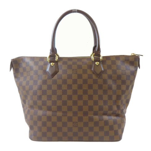 LOUIS VUITTON LV GHW Saleya MM Tote Bag Shoulder Handbag N51188 Damier Brown