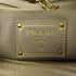PRADA GHW Shoulder Tote Bag BR4970 Calfskin Leather Gray