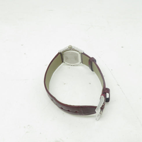 PIAGET Tanagra Dia Quartz Machine Wrist Watch K18 White Gold 16033 Silver