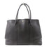 HERMES PHW Garden Party PM Tote Shoulder Bag Negonda Leather Noir Black