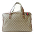 GUCCI GG SHW Boston Bag Travelling Bag 211133 Coated Canvas Gray