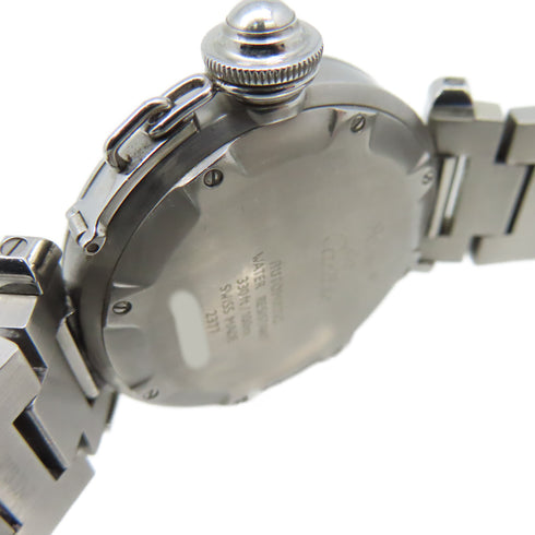 CARTIER Pasha de Cartier Automatic Watch 2377 Stainless Steel Silver Grey