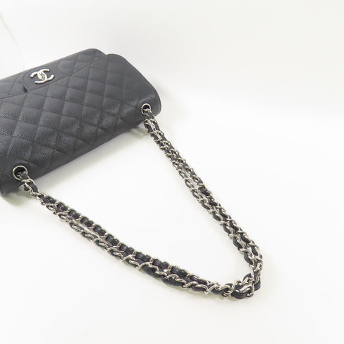 CHANEL CC SHW Large Classic Shoulder Bag A58600 Calfskin Leather
