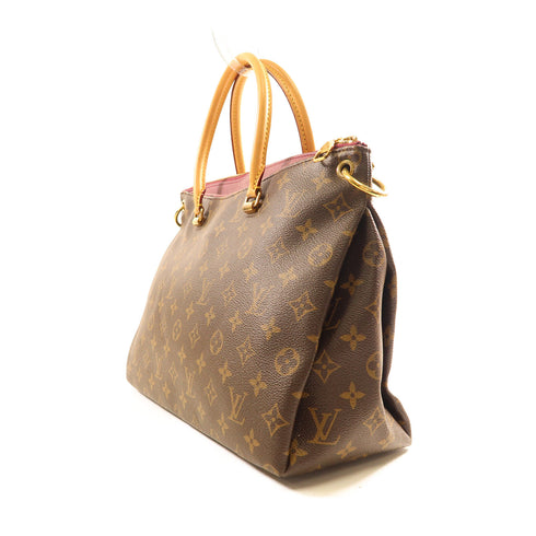 LOUIS VUITTON LV GHW Palas MM Shoulder Bag M41064 Monogram Brown