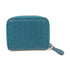 BOTTEGA VENETA BV Card Coin Case Intrecciato Leather Blue-Green