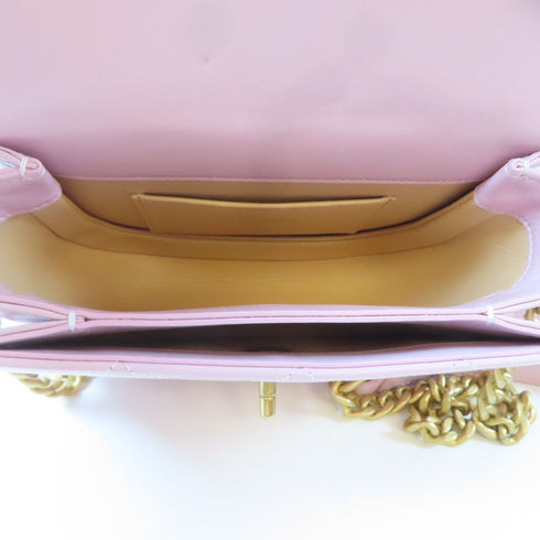 CHANEL Quilted CC GHW Shoulder Crossbody Bag Calfskin Leather Pink