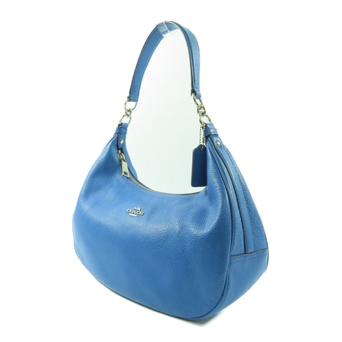 COACH SHW 2 Way Shoulder Handbag Calfskin Leather