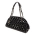 CHANEL CC SHW Chain Shoulder Bag Patent Leather Black
