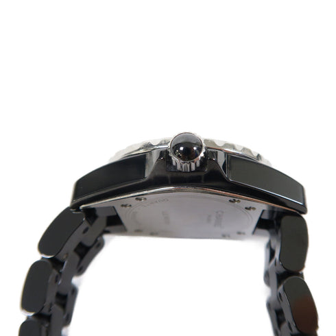 CHANEL CC J12 33mm Quartz Watch H1634 Ceramic Black