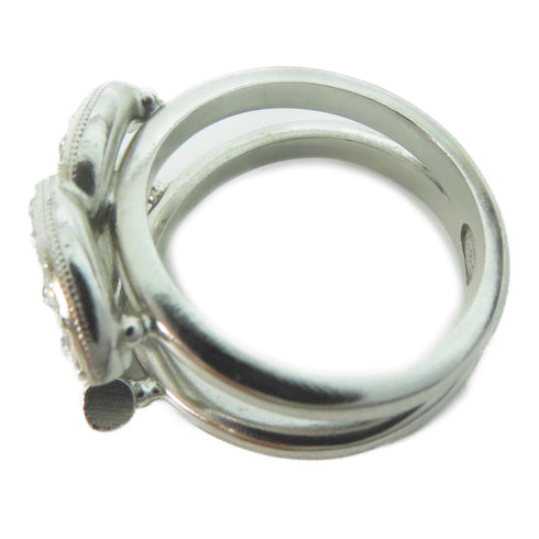 CHANEL CC Ring Metal C21 A