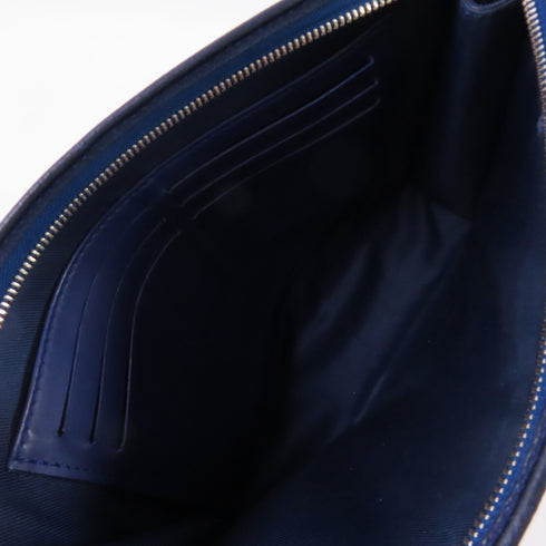 LOUIS VUITTON LV SHW Pochette Voyage MM Pouch M81442 Mono-on-bandana Blue