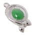 JEWELRY 4.1g Jade Pendant Top 18K White Gold