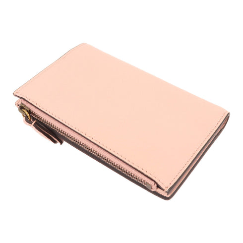 GUCCI GG Wallet Calfskin Leather Pink