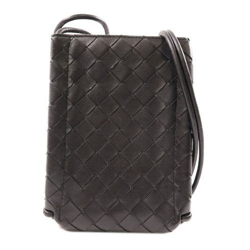 BOTTEGA VENETA BV Shoulder Bag Calfskin Leather Black