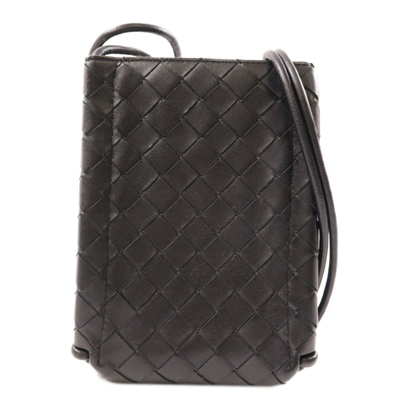 BOTTEGA VENETA BV Shoulder Bag Calfskin Leather Black