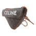 CELINE Shoulder Bag 195902 PVC Coated Canvas Brown
