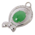 JEWELRY 4.1g Jade Pendant Top 18K White Gold