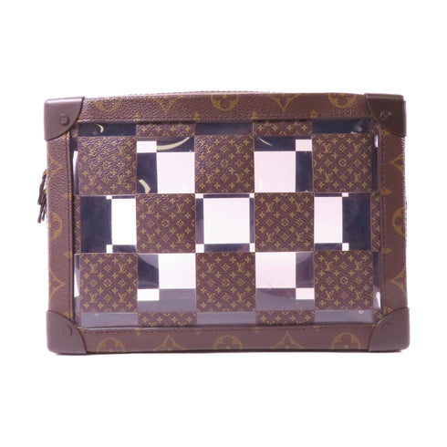 LOUIS VUITTON LV GHW Soft Trunk Shoulder Bag M20871 Monogram Cress Brown