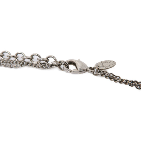 CHANEL CC Necklace 12/A PVC Black