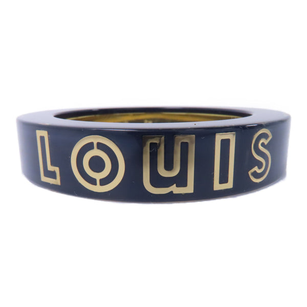 LOUIS VUITTON LV Bracelet Accessories GA0142 PVC Black Gold