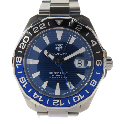 TAG HEUER Aquaracer Automatic Watch WAY201T Stainless Steel Blue