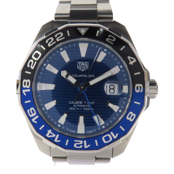 TAG HEUER Aquaracer Automatic Watch WAY201T Stainless Steel Blue