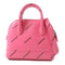 BALENCIAGA SHW Ville 2 Way Shoulder Bag Handbag 550646 Calfskin Leather Pink