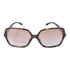 CHANEL CC Sunglasses PVC Black/Brown