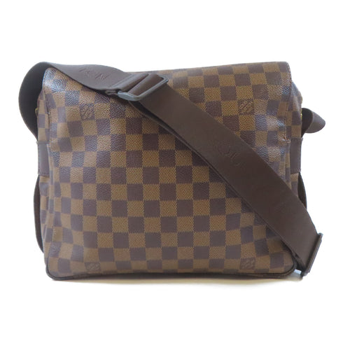 LOUIS VUITTON LV GHW Naviglio Shoulder Messenger Bag N45255 Damier Brown v4