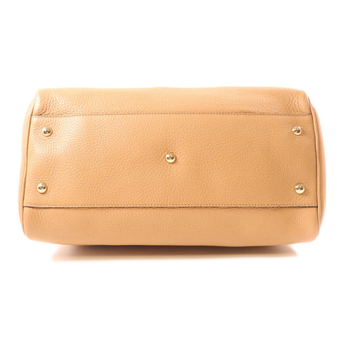 GUCCI GG GHW 2 Way Shoulder Bag Handbag Calfskin Leather Bamboo