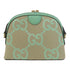 GUCCI GG GHW Shoulder Bag 499621 Canvas Green