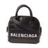 BALENCIAGA SHW Ville 2Way Shoulder Hand Bag Calfskin Leather 550646 Black