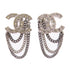 CHANEL CC Earrings A21/B Metal Rhinestones