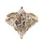 Fine Jewelry 3.017ct/0.612ct Diamond Ring US#6 PT900 Platinum