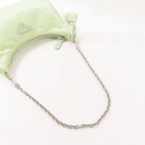 PRADA SHW Re-Edition 2005 Shoulder Bag Nylon Green