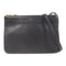CELINE GHW Trio Shoulder Bag Calfskin Leather Black