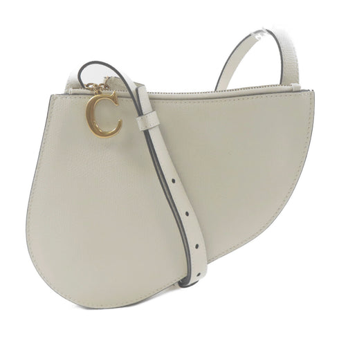 Christian Dior CD Saddle Trio Crossbody Pouch Shoulder Bag 05-RU-0149 Calf White