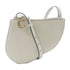 Christian Dior CD Saddle Trio Crossbody Pouch Shoulder Bag 05-RU-0149 Calf White