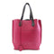FENDI Tote Bag Calfskin Leather Red