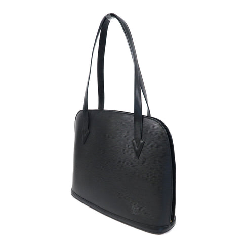 LOUIS VUITTON LV Lussac Shoulder Bag M52282 Epi Black
