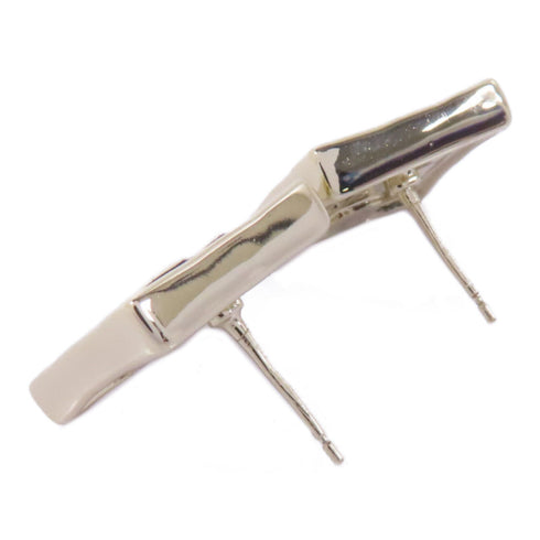 CHANEL CC Earrings Accessories Metal Gold Black v1